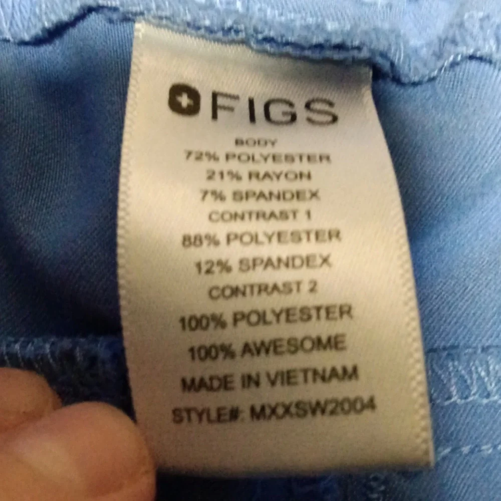 FIGS Blue Tansen jogger‎ style scrub bottoms MXXSW2004 size S
